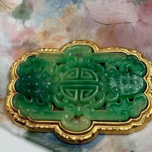 Vintage Vendome Asian Inspired Large Brooch